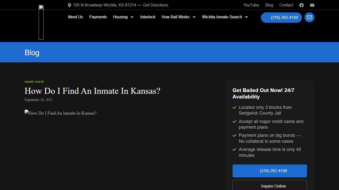 How Do I Find An Inmate In Kansas?